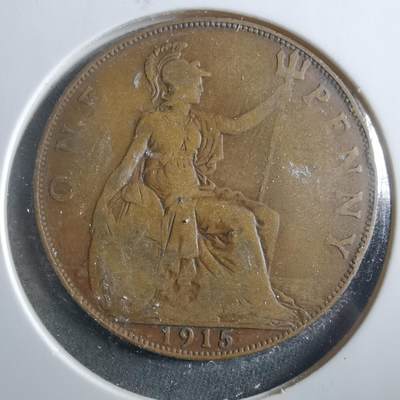 沼泽如烟--第906场 - 英国1915年1便士