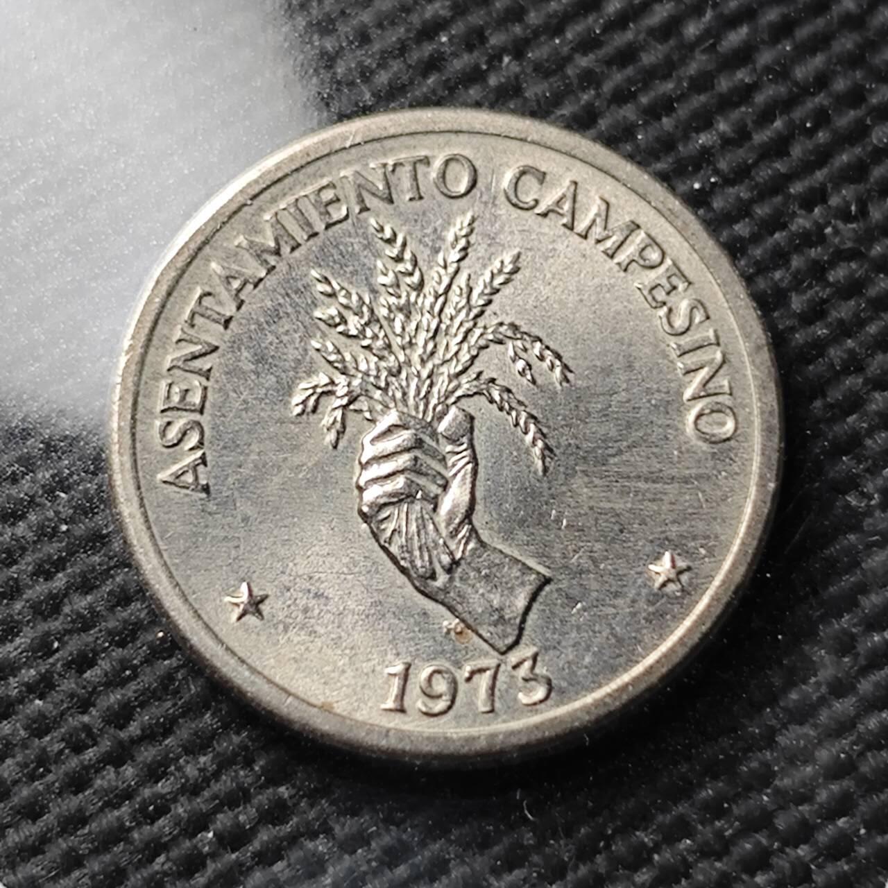 KK钱币收藏小铺  第371场  2月预留时间 周末发货  1973巴拿马握草纪念币