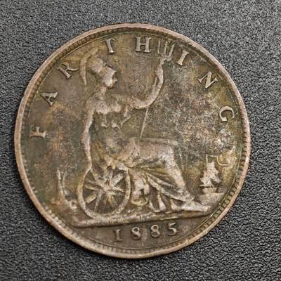 【淘币小摊】限时拍第七百九十七拍  老铜币场  满百包邮可预留两周  周一统一发货  - 英国1885年维多利亚法新铜币