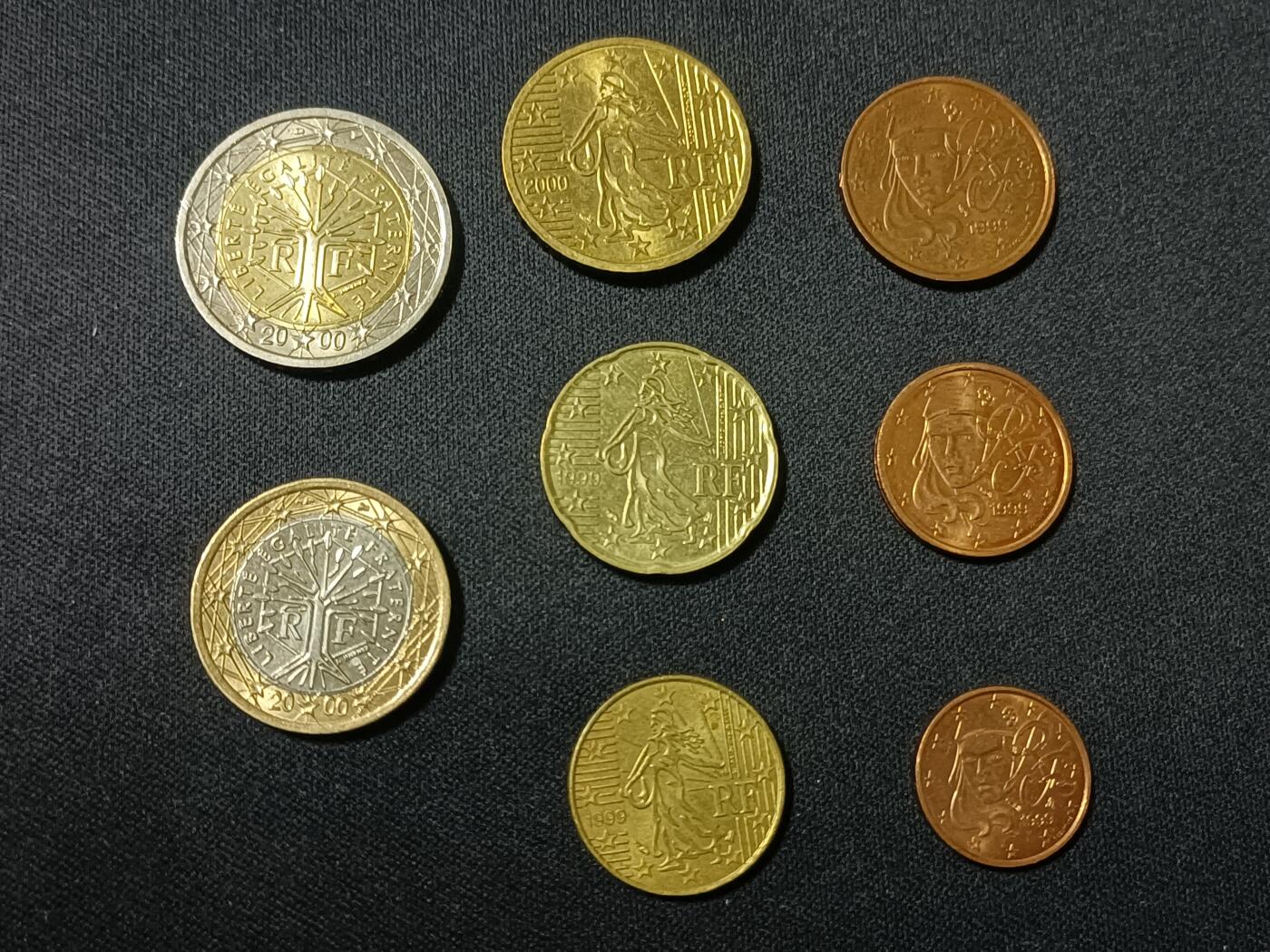 【游宝拍卖】乙巳蛇年90期 全场包邮 第三季收官场 法国🇫🇷欧元 1999-2000年