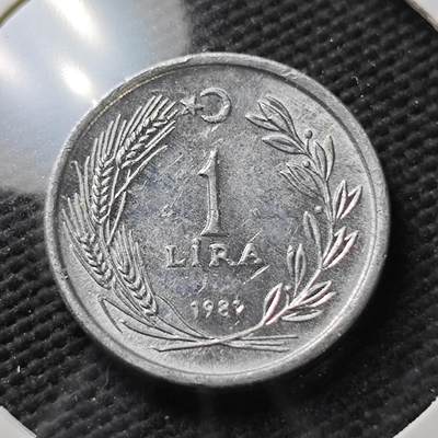 KK钱币收藏小铺  第371场  2月预留时间 周末发货 -  土耳其1里拉铝币