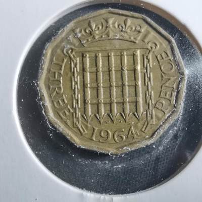 沼泽如烟--第906场 - 英国1964年3便士