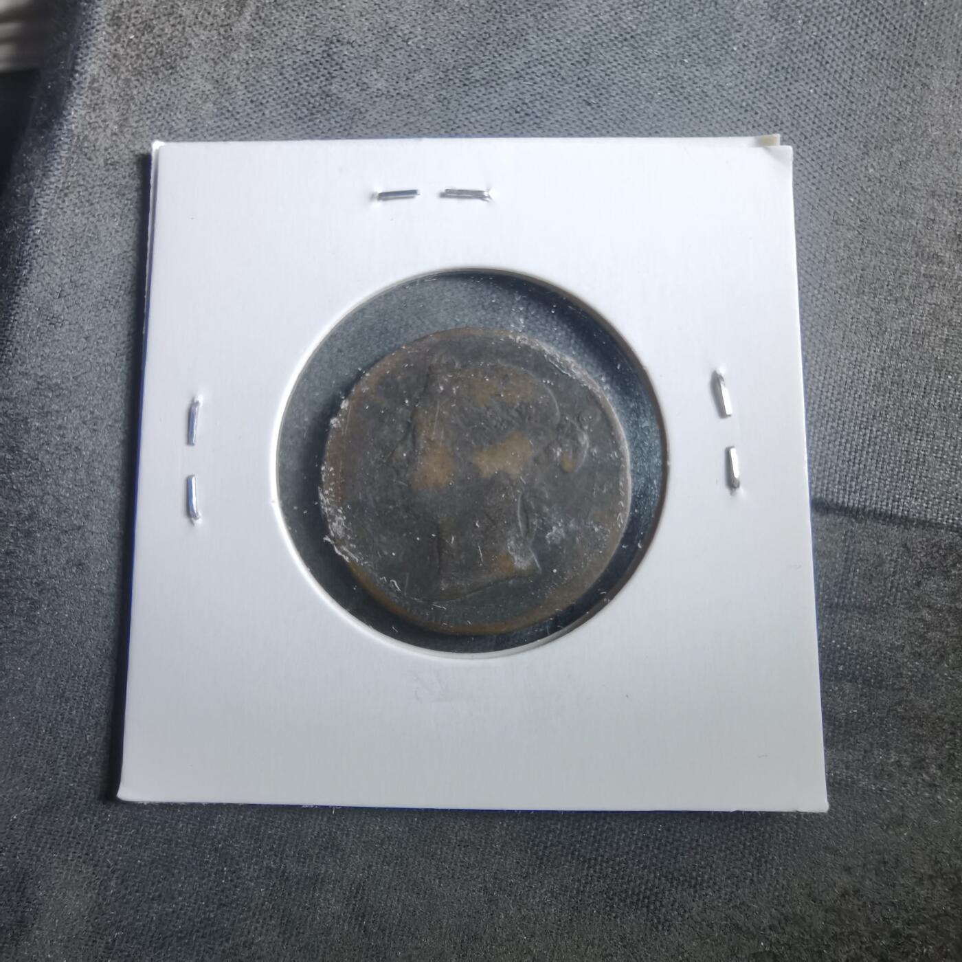 沼泽如烟--第906场 维多利亚1884年半分铜币