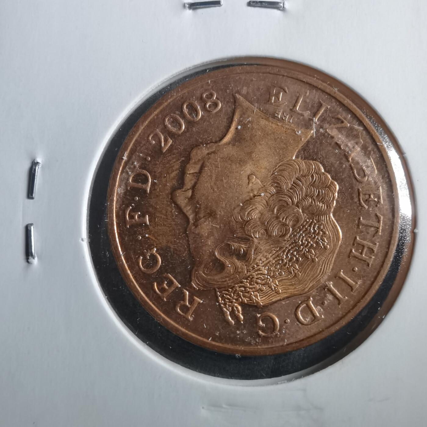 沼泽如烟--第906场 英国2008年2便士