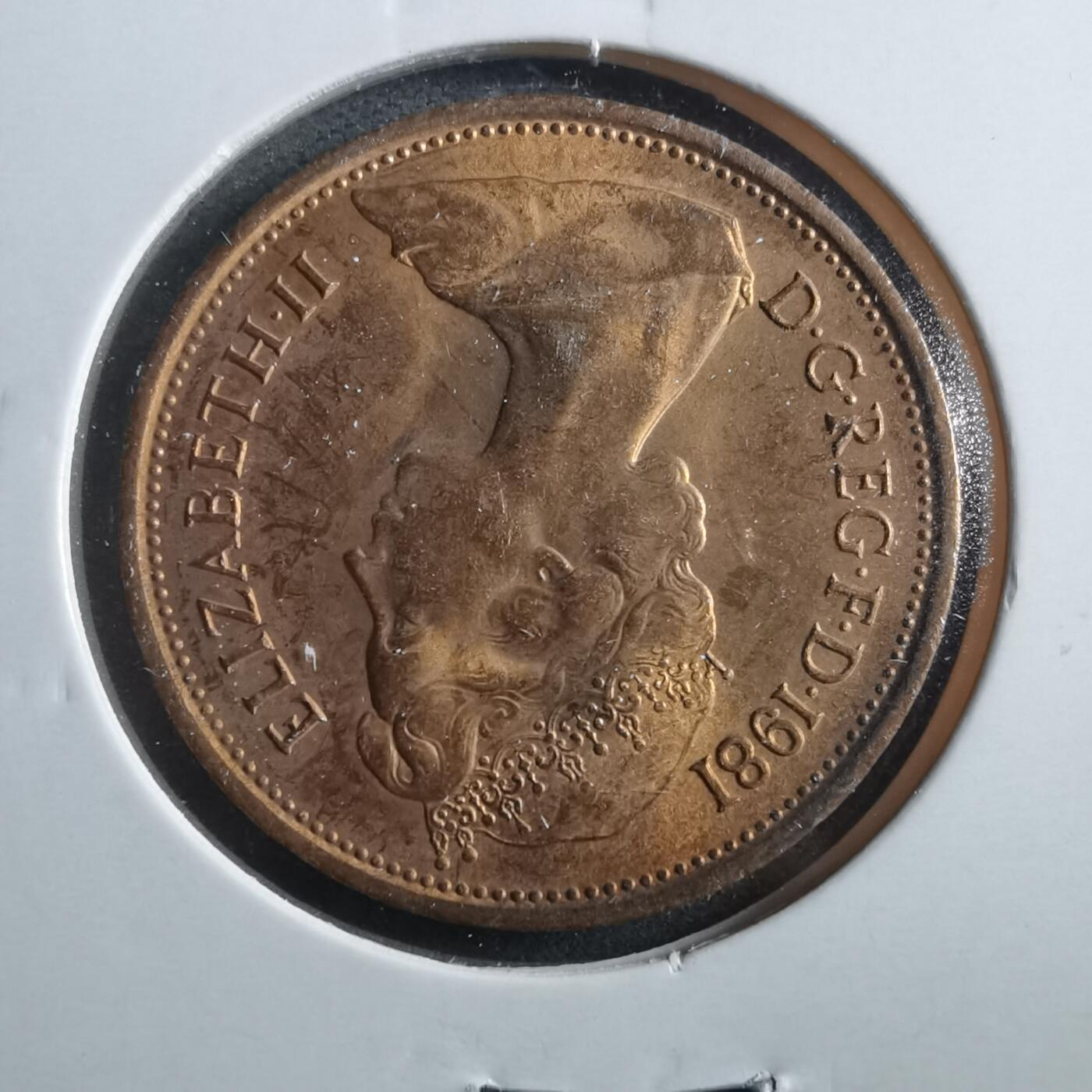 沼泽如烟--第906场 英国1981年2便士