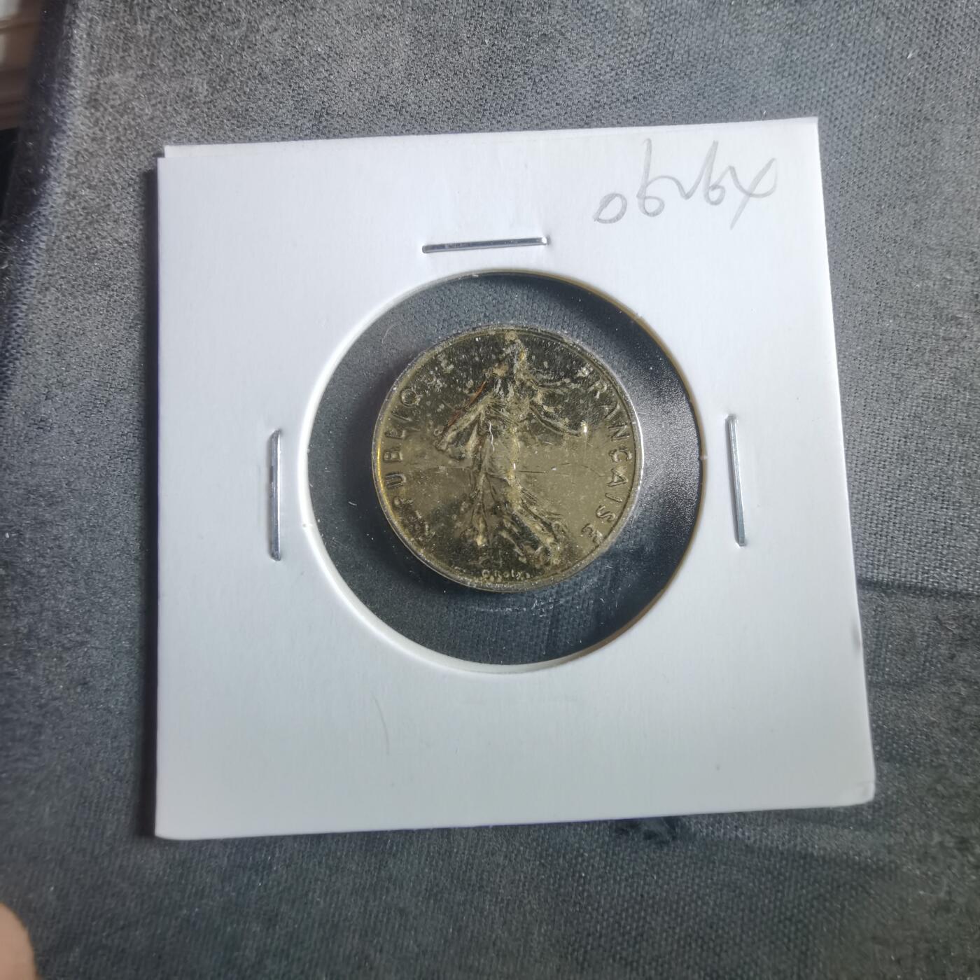 沼泽如烟--第906场 法国半法郎有镀层有焊点