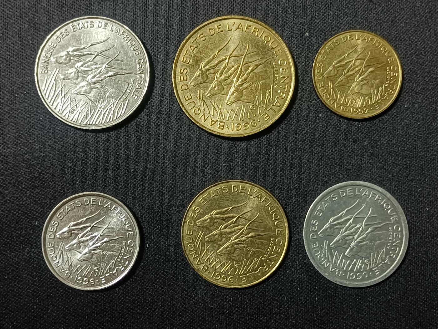 【游宝拍卖】乙巳蛇年90期 全场包邮 第三季收官场 中非法郎 1990-1996年