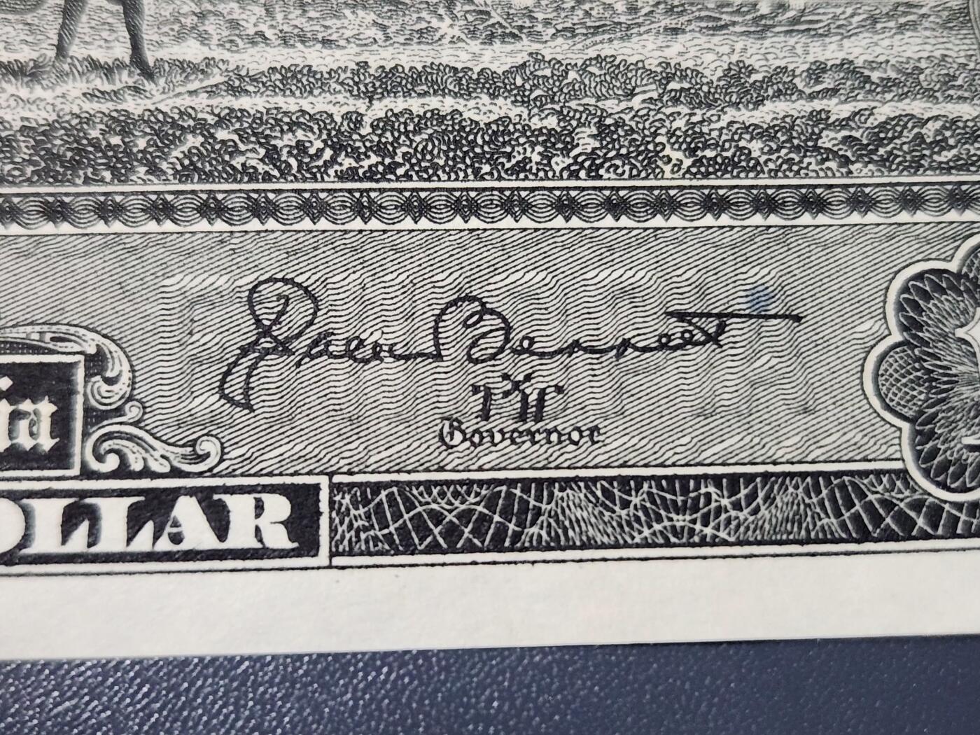 11月16号晚上8点 外国纸币自动截拍第60场 埃塞俄比亚1945年1元 塞拉西国王 签名1 新品
