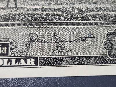 11月16号晚上8点 外国纸币自动截拍第60场 - 埃塞俄比亚1945年1元 塞拉西国王 签名1 新品