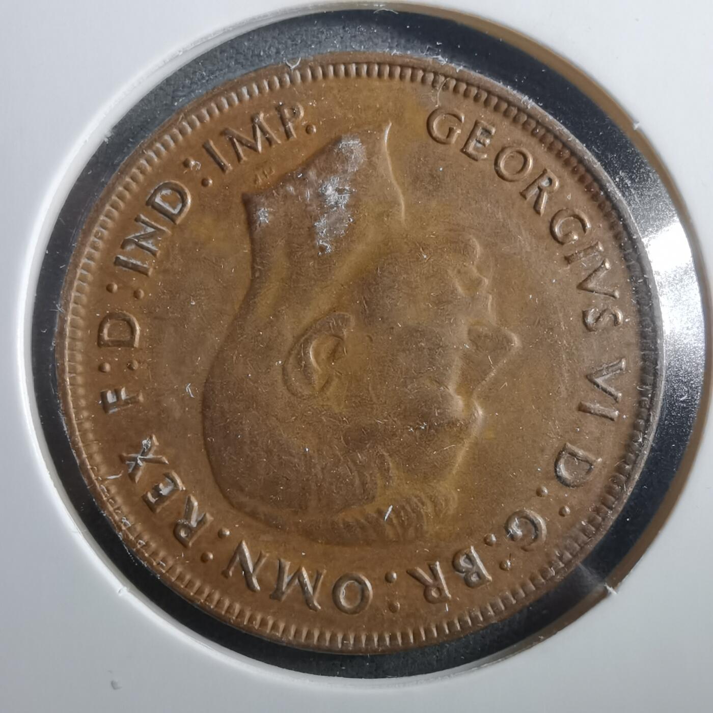 沼泽如烟--第906场 澳大利亚1943年1便士