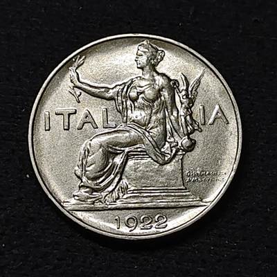 【全场包邮】纯粹捡漏拍478场（免费代拍第15场） - 意大利1922年极美品相1里拉