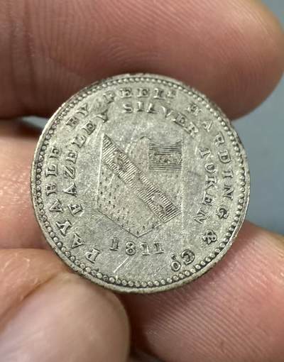 七河·世界币章小拍（总第27期） - 稀少！英国.斯塔福德郡代用银币