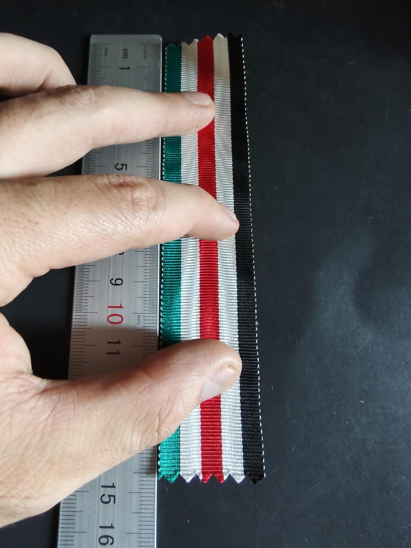 老王徽章第163期 13-15日三场连拍 16日统一发货  13、14日结束后可寄存 德三北非战役奖章绶带     15cm