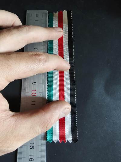 老王徽章第163期 13-15日三场连拍 16日统一发货  13、14日结束后可寄存 - 德三北非战役奖章绶带     15cm