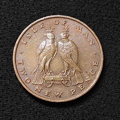 【全场包邮】纯粹捡漏拍478场（免费代拍第15场） - 马恩岛1975年2便士铜币