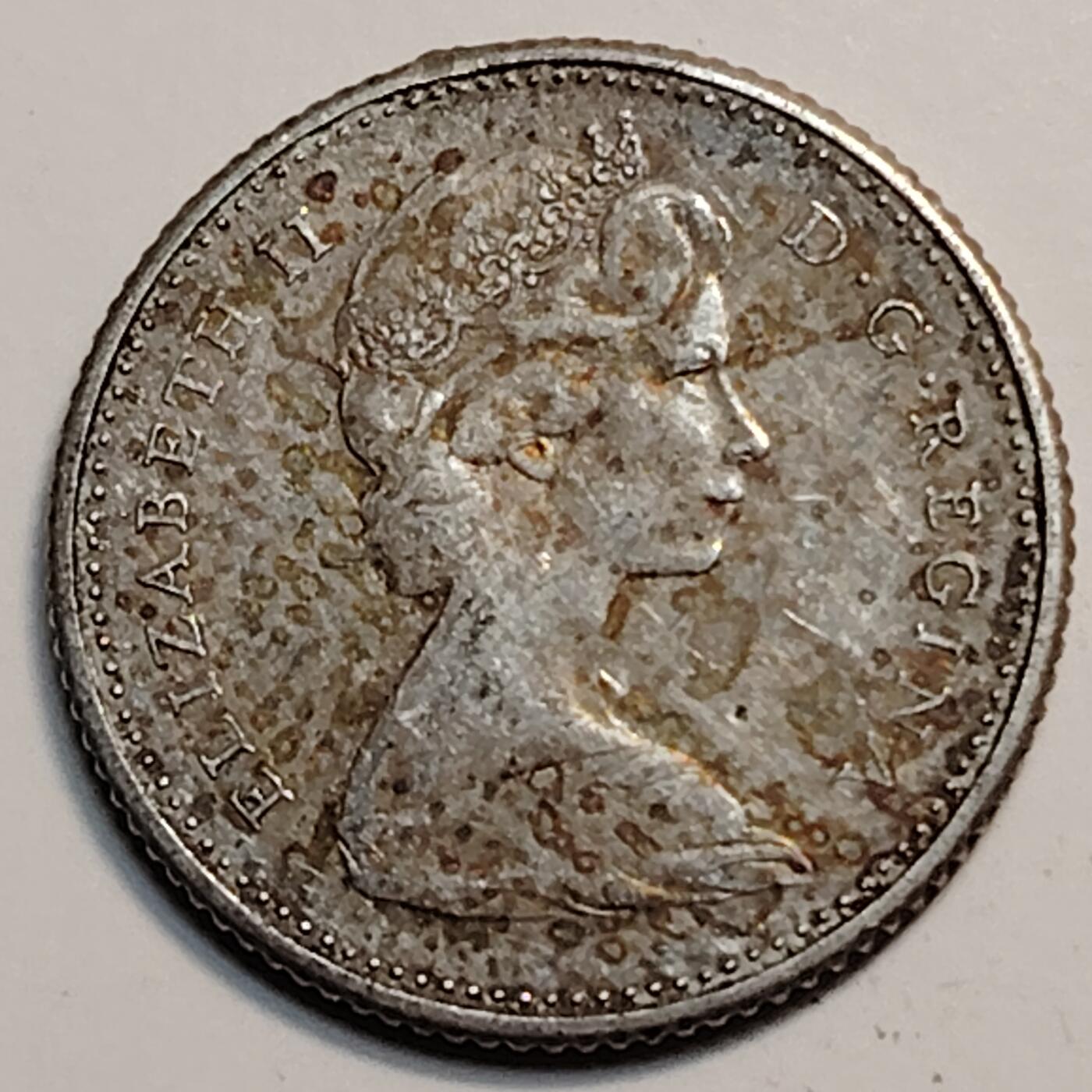 布加迪🐬～世界钱币(上海)🌾第 259 期 /  各国套币和散币 加拿大🇨🇦 1965年 10分银币-3