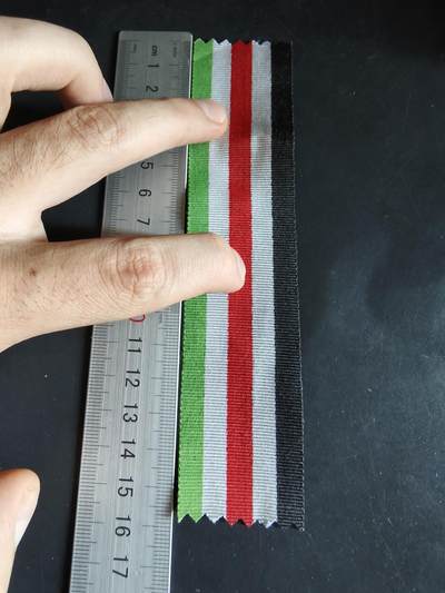 老王徽章第163期 13-15日三场连拍 16日统一发货  13、14日结束后可寄存 -  德三北非战役奖章绶带    16cm