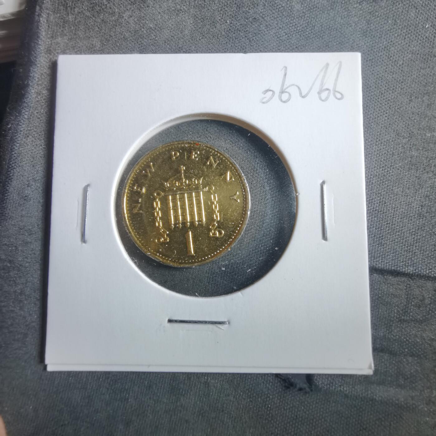 沼泽如烟--第906场 英国1978年1便士有镀层