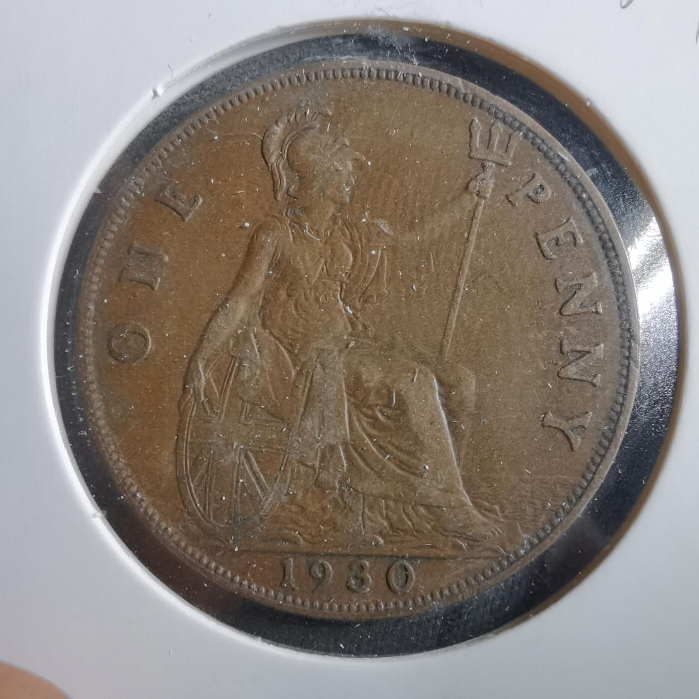 沼泽如烟--第906场 英国1930年1便士