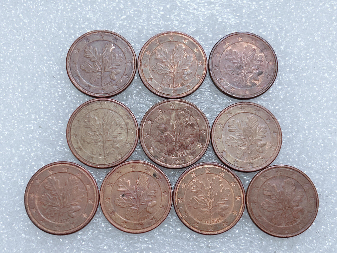 第一海外回流一元起拍收藏 散集专场  第267期 欧盟德国5欧分硬币 10枚