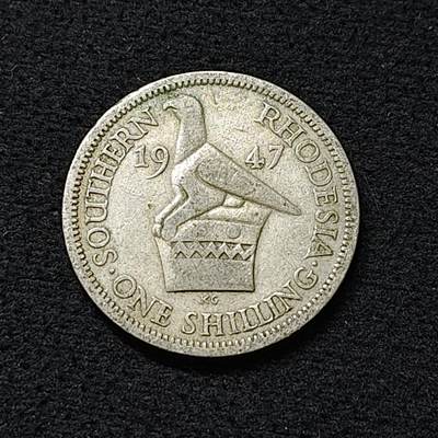 【全场包邮】纯粹捡漏拍478场（免费代拍第15场） - 英属南罗德西亚1947年乔治六世1先令