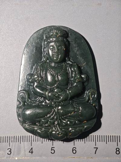 86期回流戒指饰品杂件纪念章丝路钱币专场 - 和田玉