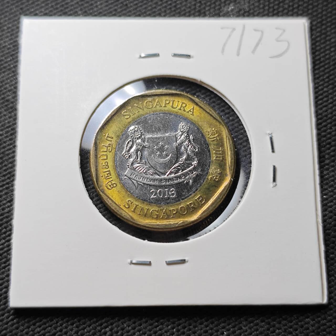 KK钱币收藏小铺  第371场  2月预留时间 周末发货  新加坡1元