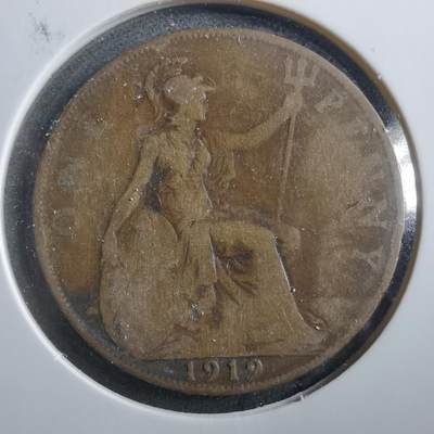 沼泽如烟--第906场 - 英国1919年1便士