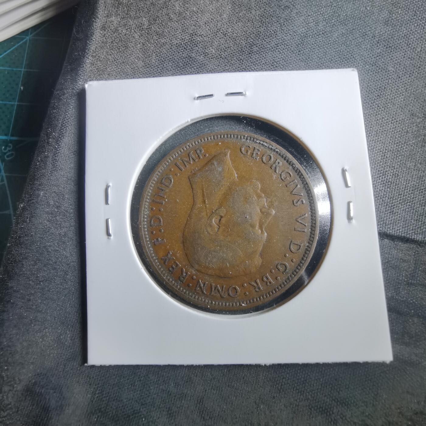 沼泽如烟--第906场 英国1937年1便士