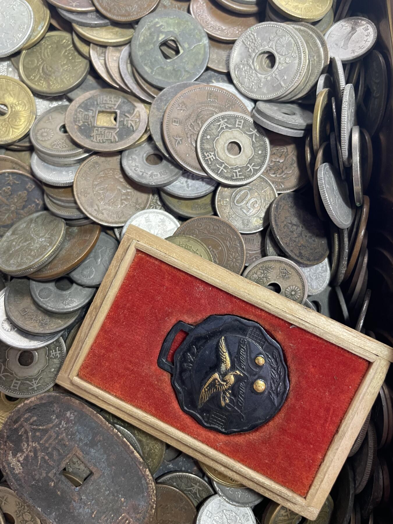 回流1115 日本明治-昭和时期硬币4公斤 无破、裂、烂