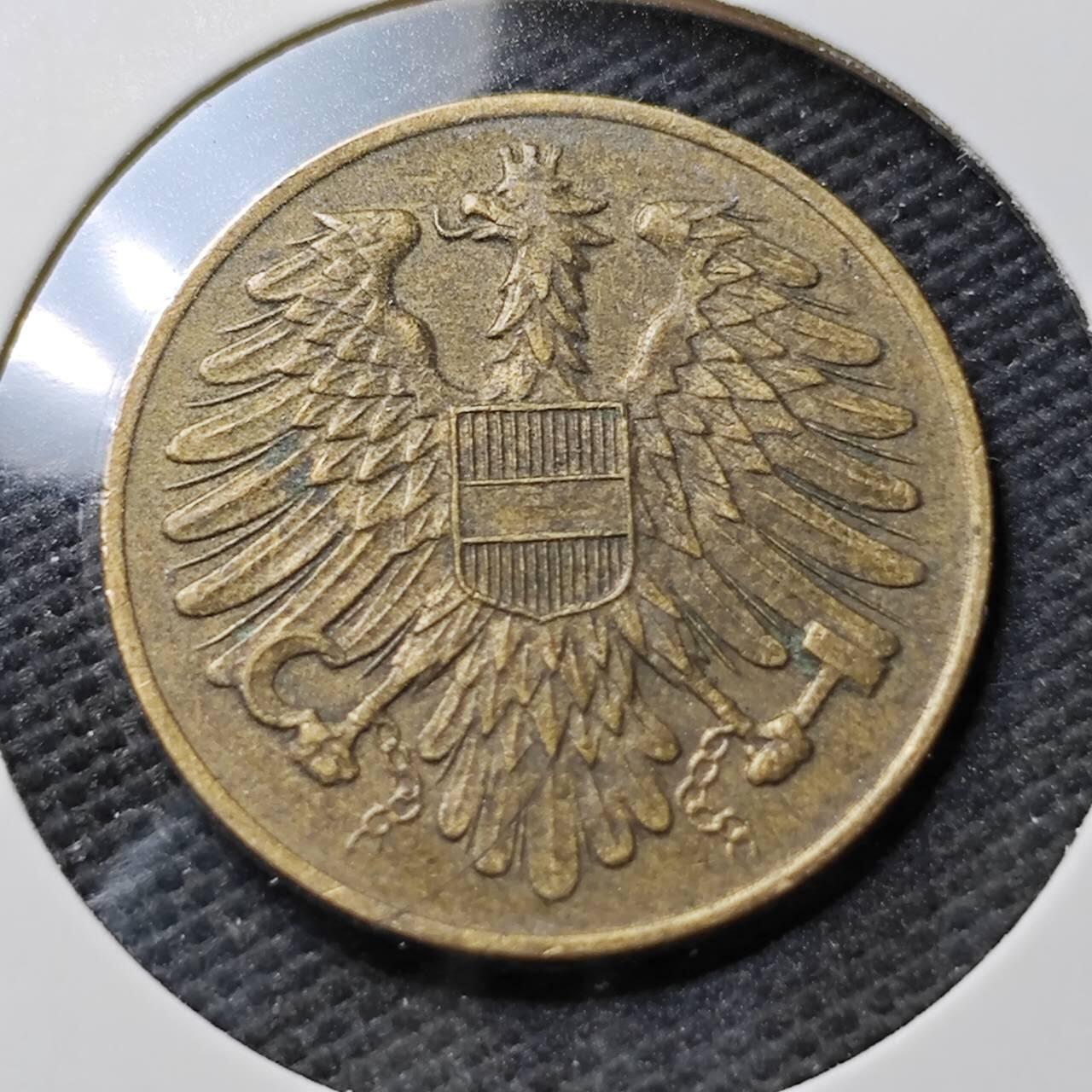 KK钱币收藏小铺  第371场  2月预留时间 周末发货  1951澳大利亚20格罗申铜币