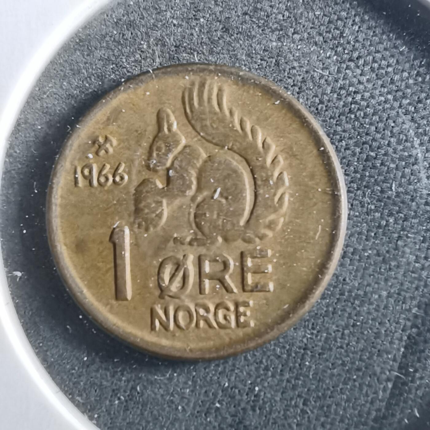 沼泽如烟--第906场 挪威1966年1欧尔