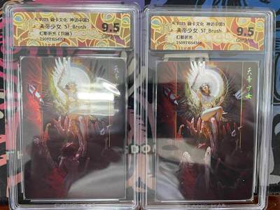 寸草不生拍卖 第十四期  - 2025 焱卡文化 神话中国3夫帝少女 ST Brush幻彩折光与(异画) 一组