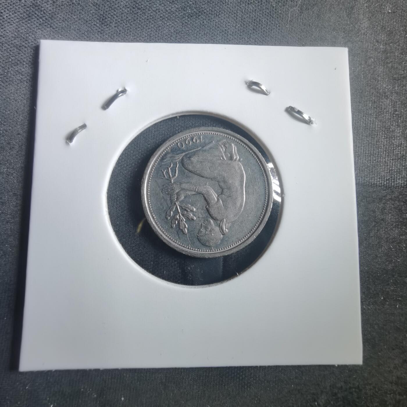 沼泽如烟--第904场 德国1990年50芬尼