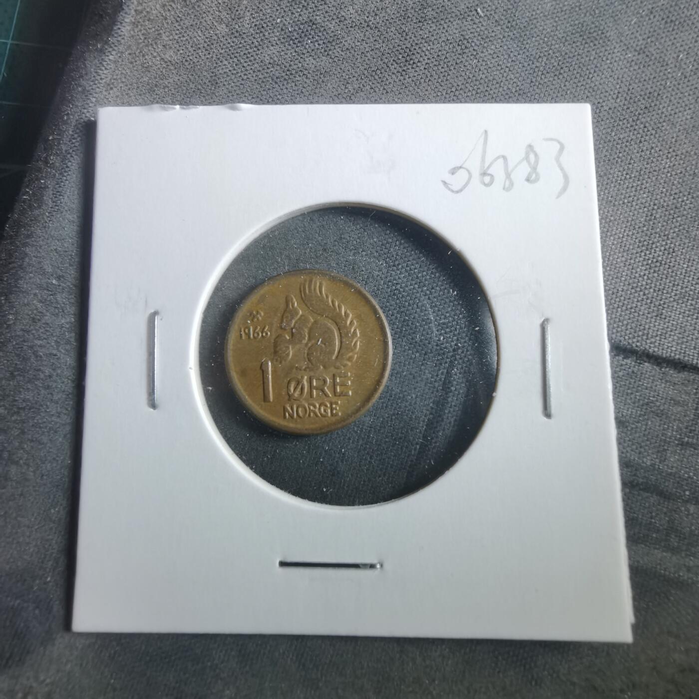 沼泽如烟--第906场 挪威1966年1欧尔