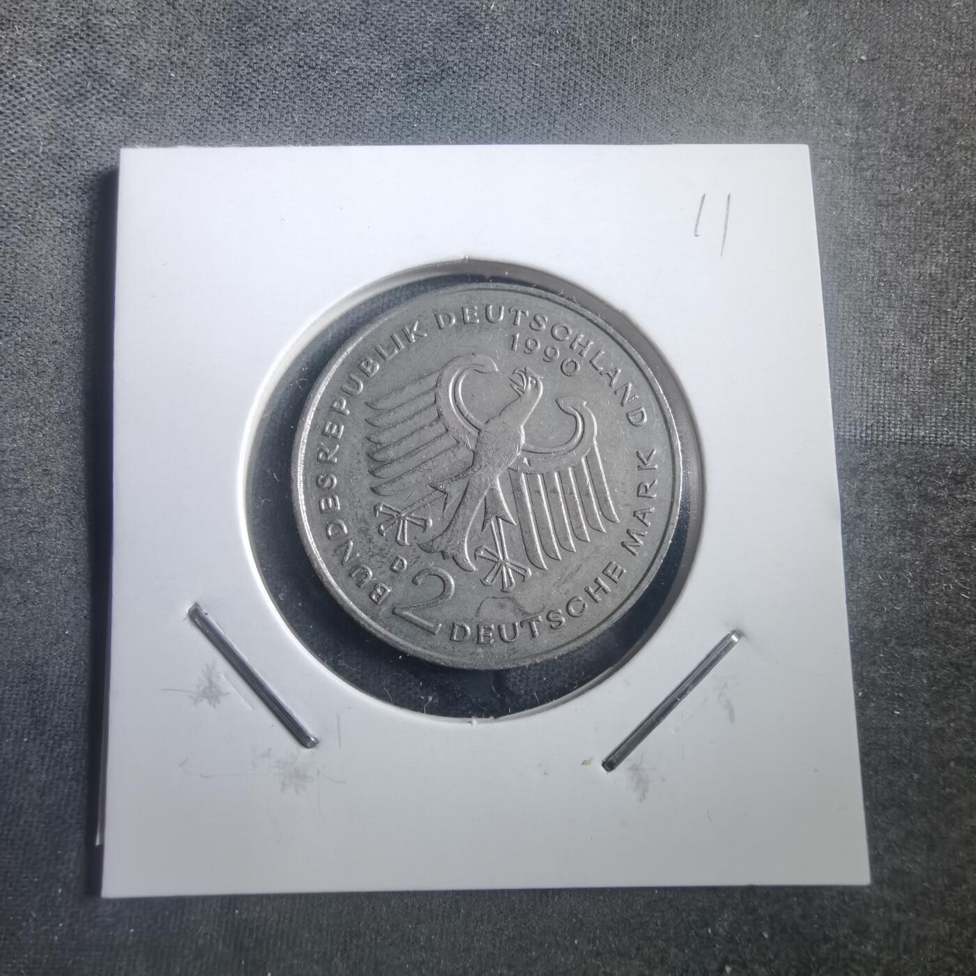 沼泽如烟--第904场 德国1990年2马克