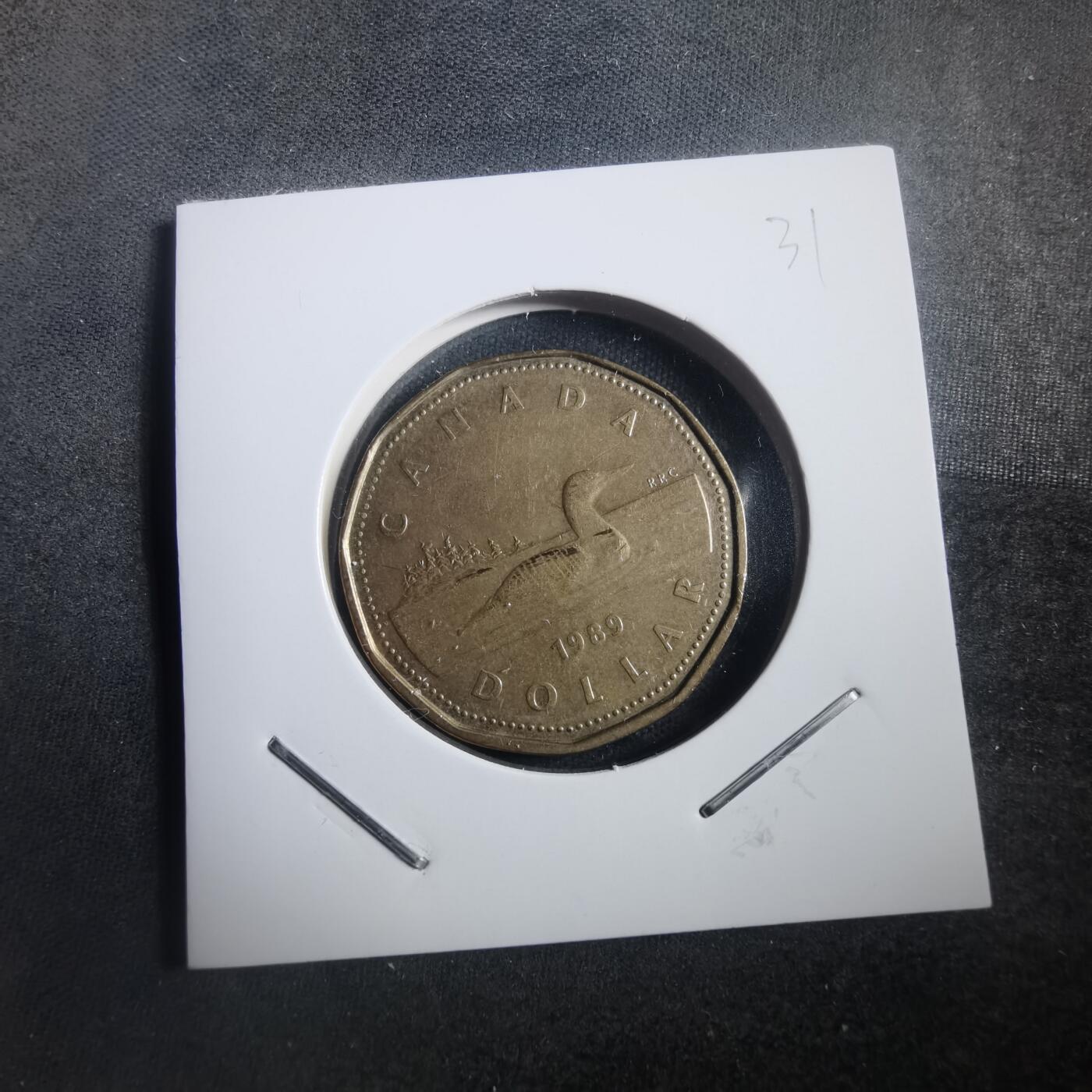 沼泽如烟--第904场 加拿大1989年一元