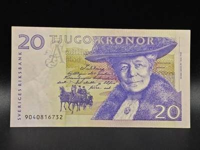 【淘币小摊】限时拍第八百拍  纸币场  满百包邮可预留两周  周一统一发货  - 瑞典20克朗骑鹅旅行记