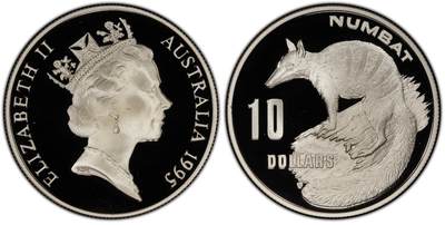 PThappally收藏第54次拍卖，英联邦地区硬币纸币 - 澳大利亚 1995 10澳元 20.77g  银币 PCGS PR69DCAM