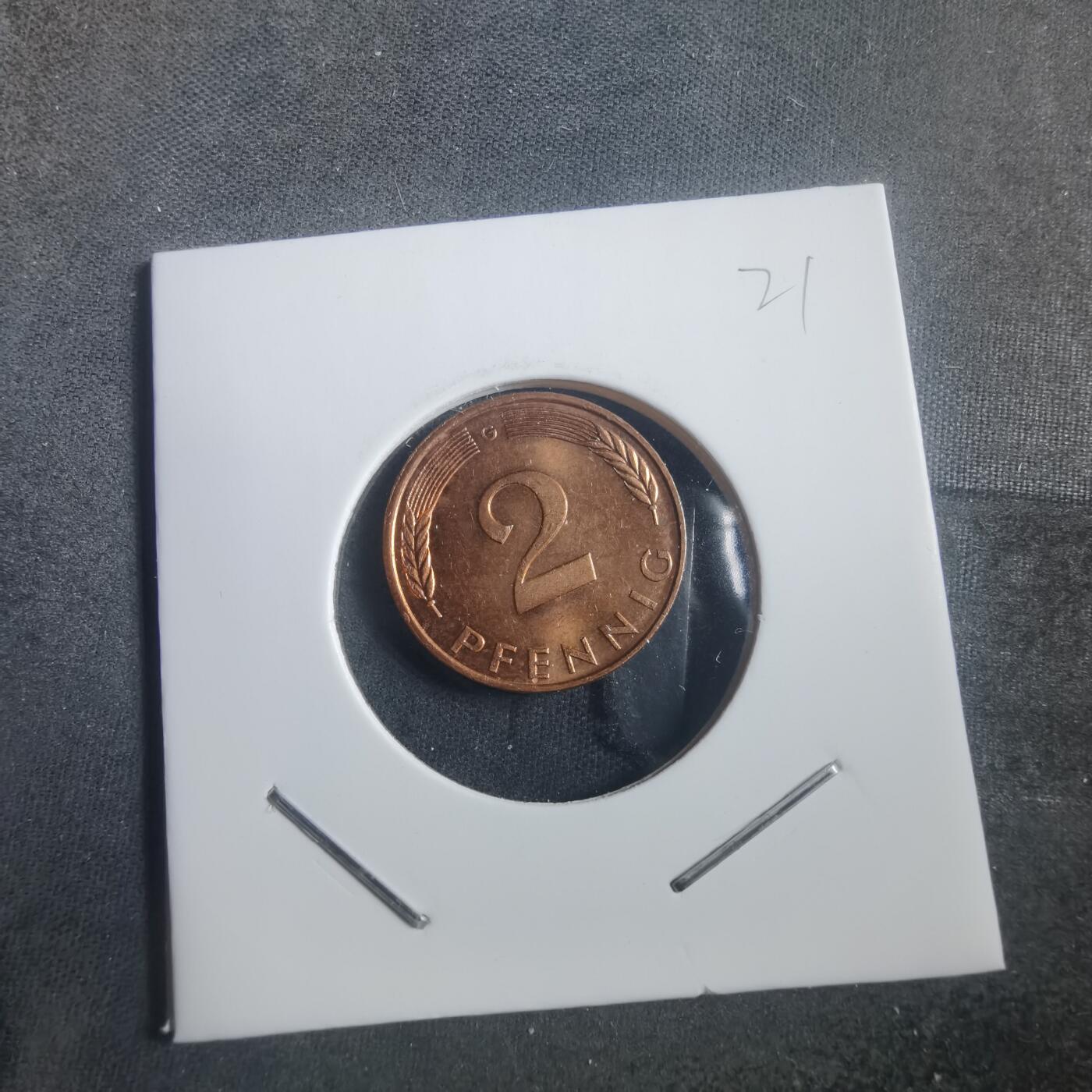 沼泽如烟--第904场 德国1991年2芬尼