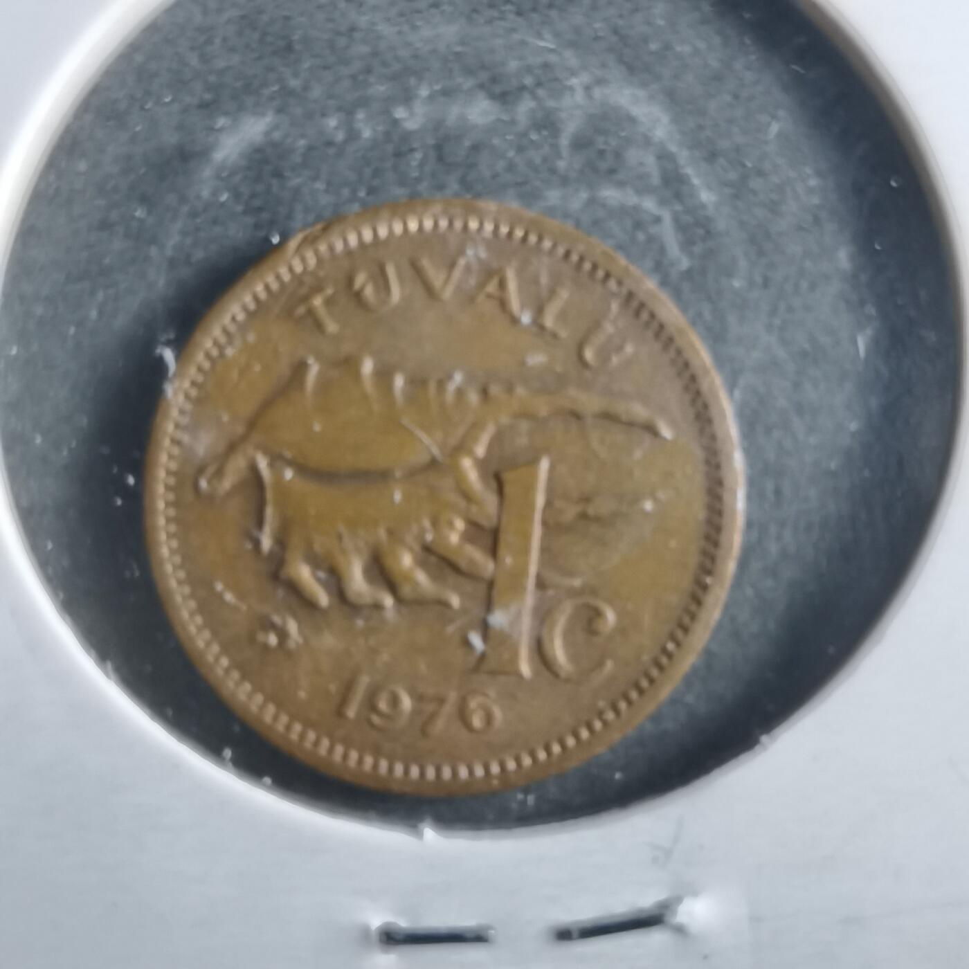 沼泽如烟--第906场 图瓦卢1976年一分