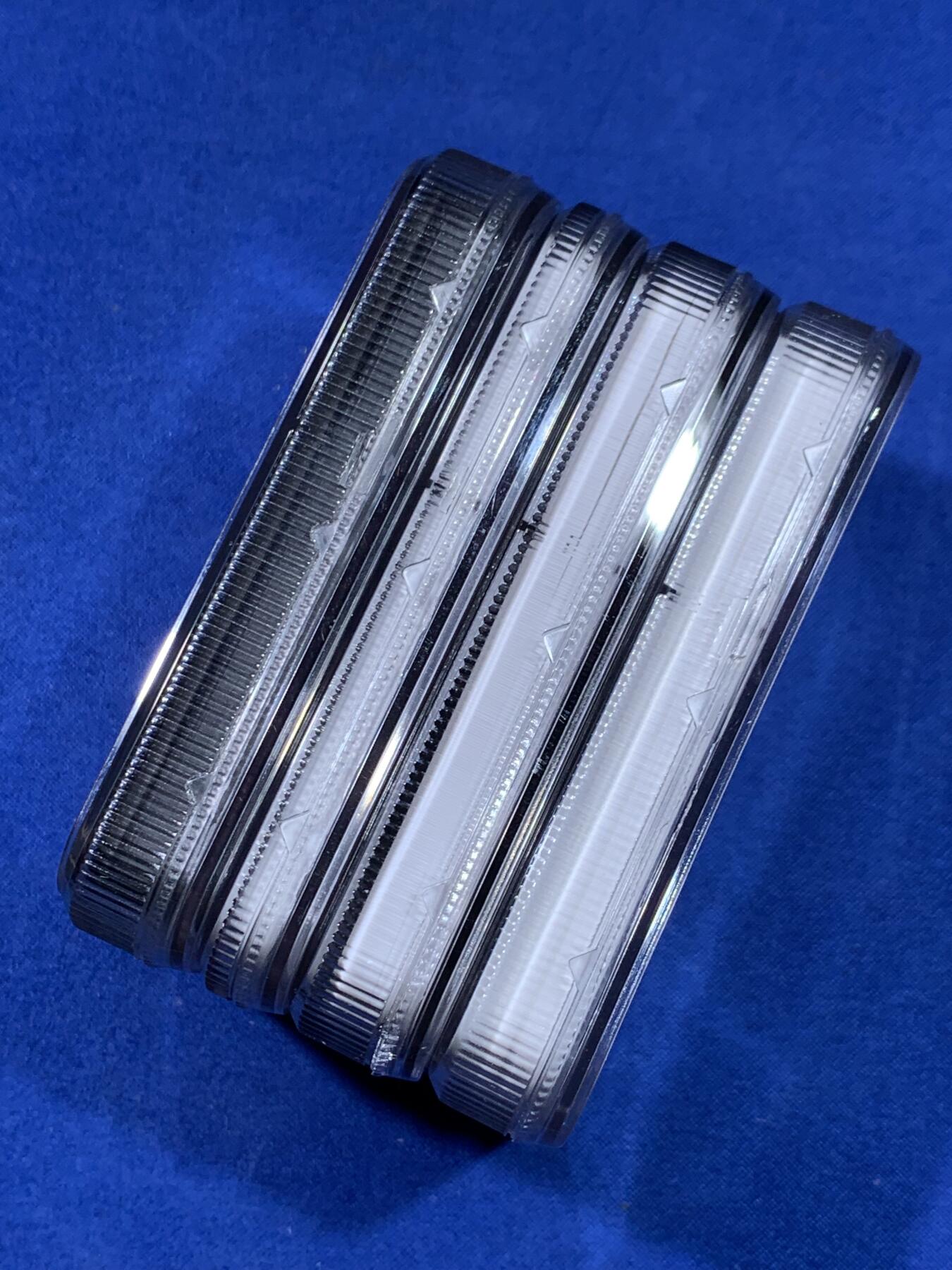 《竞宝斋》第438场 周日，周一，周二 3场连拍 （全场包邮） 四枚一组 NGC PF70UC 2019年登月50周年银币 美国阿波罗11号1美元精制纪念银币 黑盒 首期（克劳斯2021年世界硬币大赛最佳时事币，26.73克重，999纯银，币径38.1MM）+ 法国彩色树脂双面镶嵌10欧精制纪念银币（17.3克900银，币径37MM，限量5千枚）+ 奥地利夜光荧映20欧精制纪念银币（22.4克重，925银，币径34MM，限量发行3万枚，盒证齐全）+ 澳大利亚阿