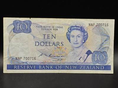 【淘币小摊】限时拍第八百拍  纸币场  满百包邮可预留两周  周一统一发货  - 新西兰10元