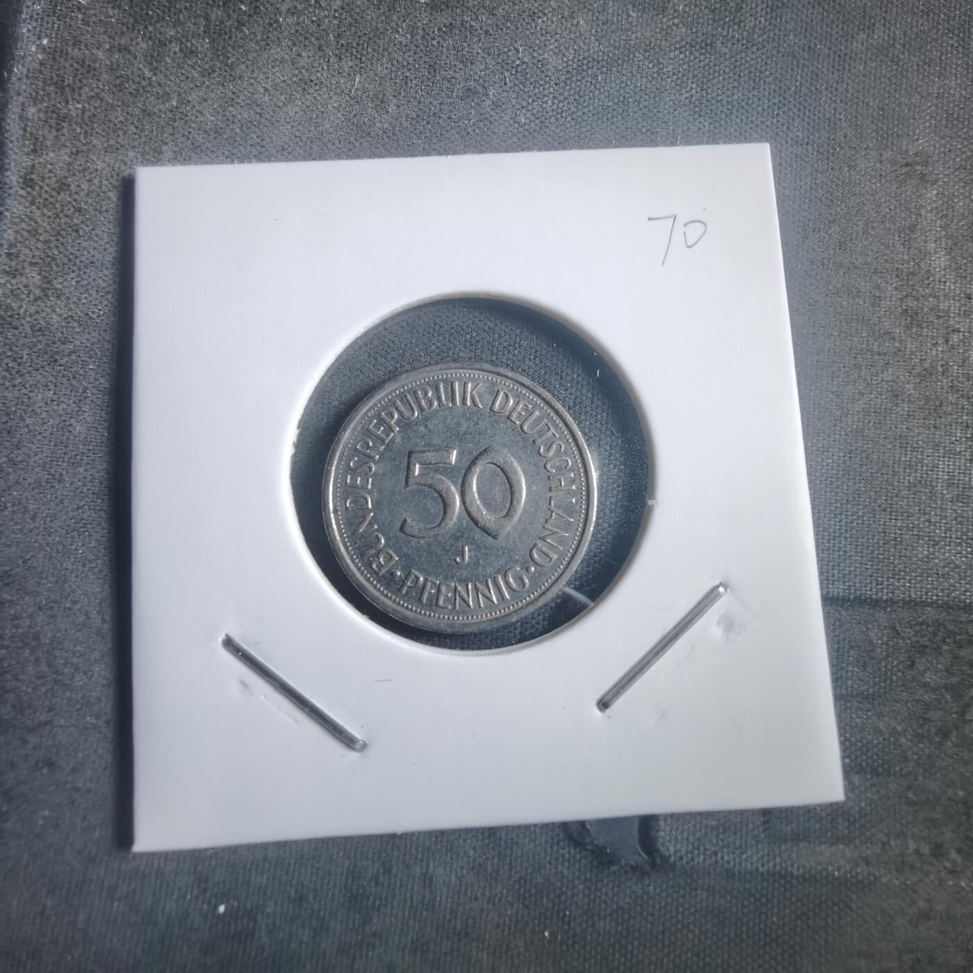 沼泽如烟--第904场 德国1983年50芬尼