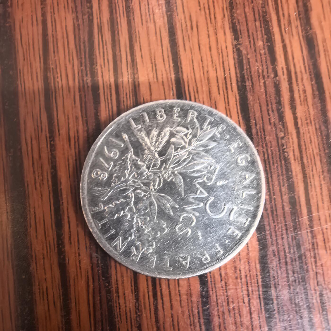 泡泡币外币第二十九场可代拍15038385335微信 法国硬币。