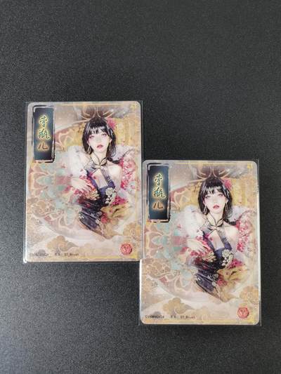 NO.15 好又多金牌大场，双11狂欢继续！每周一站式配齐，方便凑单！（周6晚8点截拍，卖家送拍0抽成！） - （人间传第2弹）燎原人间传 刷子 第2弹李瓶儿 双服饰一对——幻彩普卡工艺