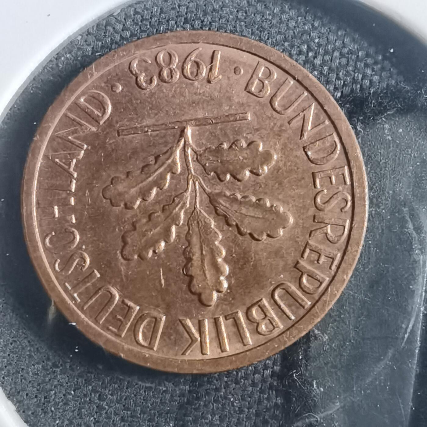 沼泽如烟--第904场 德国1983年1芬尼