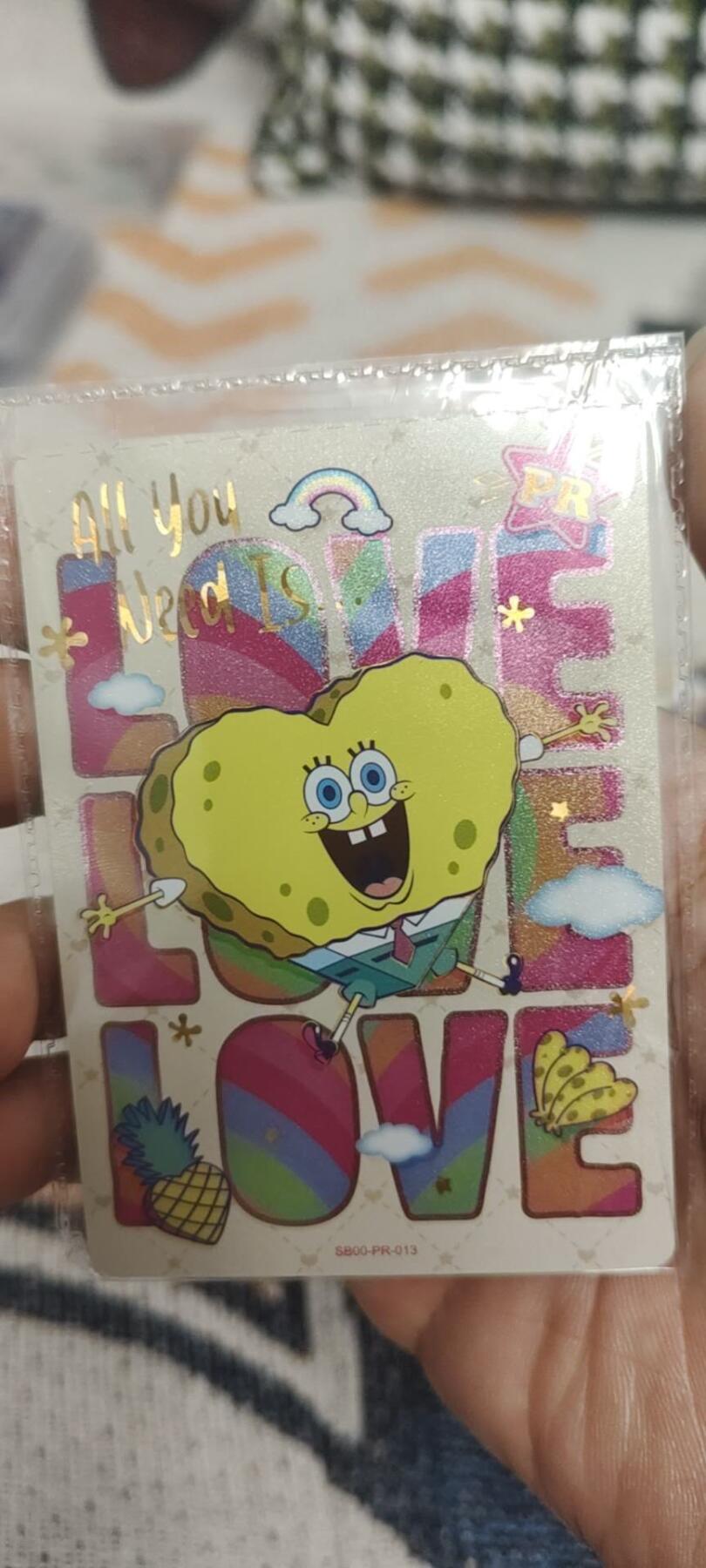 秋原瞳的小店最底价起拍第二期 卡游海绵宝宝活动卡