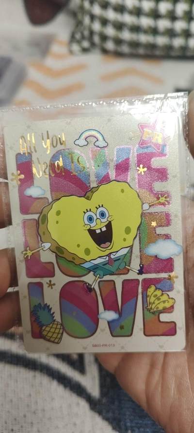 秋原瞳的小店最底价起拍第二期 - 卡游海绵宝宝活动卡