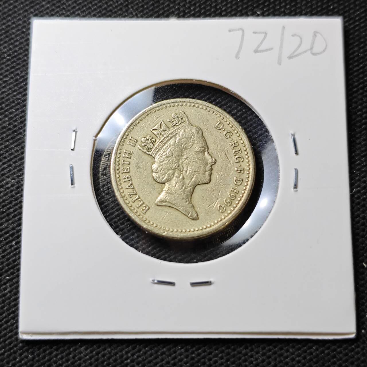 KK钱币收藏小铺  第372场  2月预留时间 周末发货  英国1镑